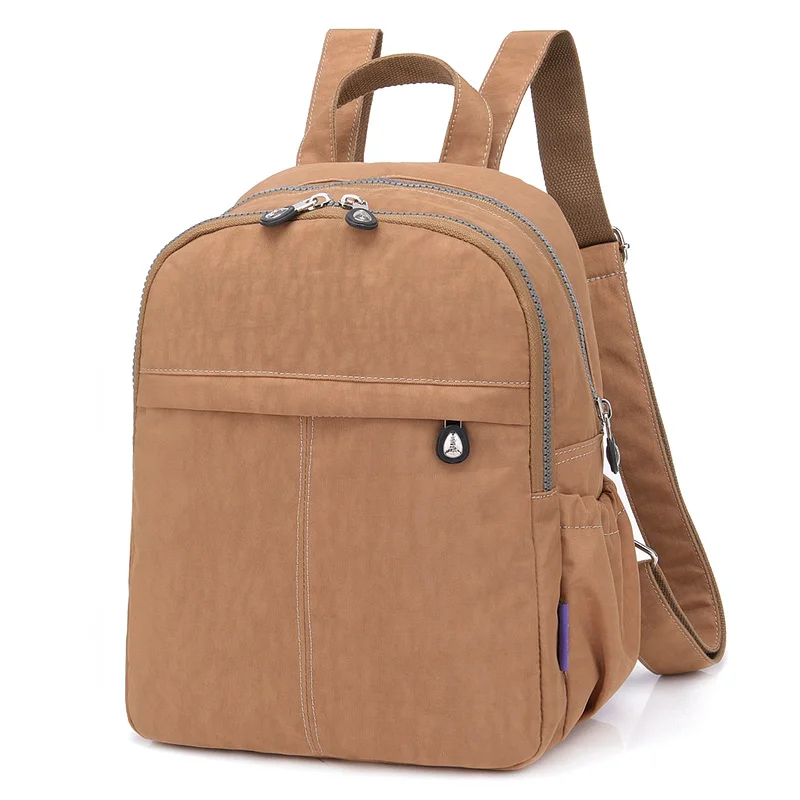 Модный школьный рюкзак Bolsa Kiple для девочек-подростков, женский рюкзак, дорожная сумка Mochila Feminina - Цвет: Бежевый