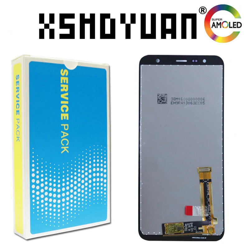 6,0 ''ЖК-дисплей для SAMSUNG Galaxy J4 Plus J4+ Дисплей J415 J415 J415F J415FN с кодирующий преобразователь сенсорного экрана в сборе