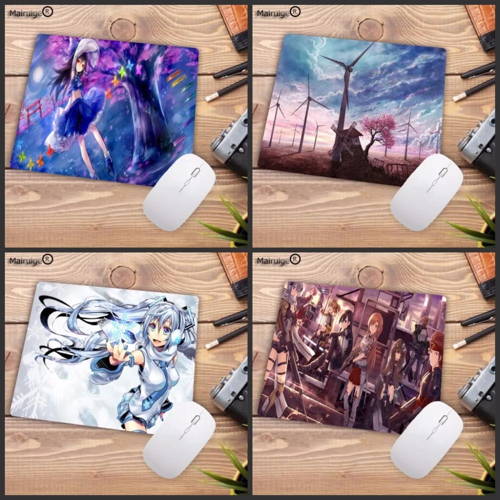 Большой коврик для мыши Mairuige 18x22 см 20x25 японский сексуальный аниме Otaku notebook XL
