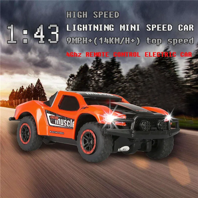 Hb Toys DK4301B/DK4302B/DK4303B 1/43 2,4G 4WD Rc автомобиль электрический 14 км/ч короткий ход грузовик ралли автомобиль RTR модель детские игрушки