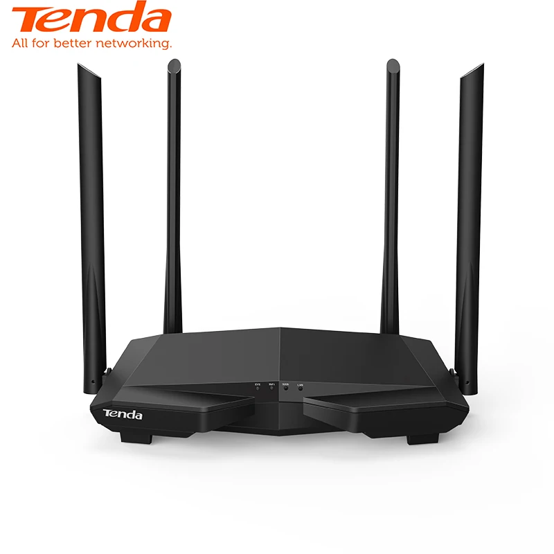 

Tenda AC6 V4.0 Dual Band 2.4G/5.0GHz AC1200 WiFi repeater wireless WiFi router , APP Remote Manage