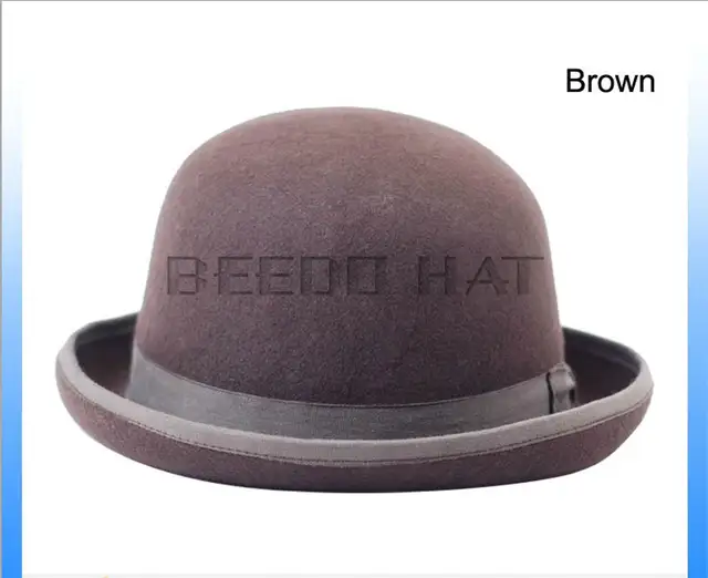 mens brown derby hat