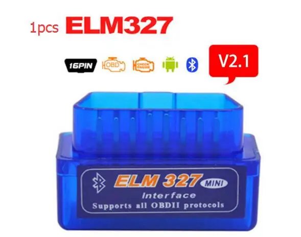 V2.1 Мини EML327 Bluetooth ELM327 OBD2 Интерфейс ELM327 V2.1 OBD2 сканер диагностический инструмент сканер автомобильный код считыватель V2.1 Мини ELM327 - Цвет: 1pcs ELM327