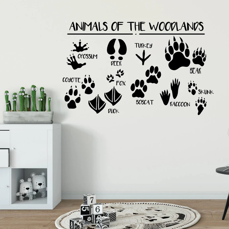 Animal Car Wall Stickers for kids Room Children Boy Bedroom Wall Decals Decor