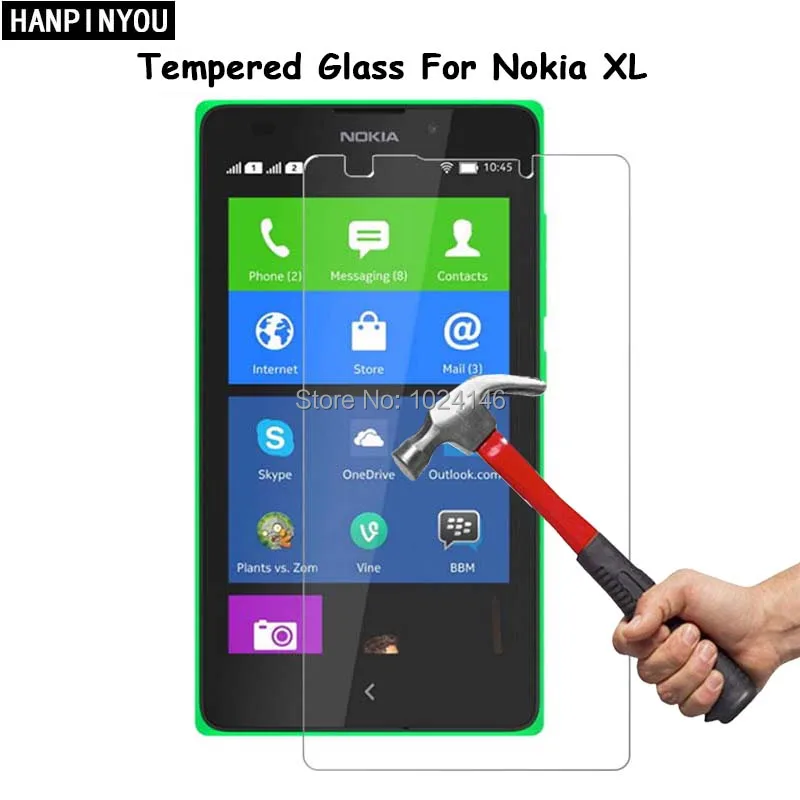 Для Nokia XL NokiaXL 4G Dual Sim 5 0 &quotпрозрачное закаленное стекло Защита для экрана