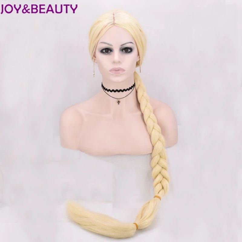 JOY & BEAUTY длинный прямой парик из фильма Принцесса Рапунцель супер 150 см блондинка
