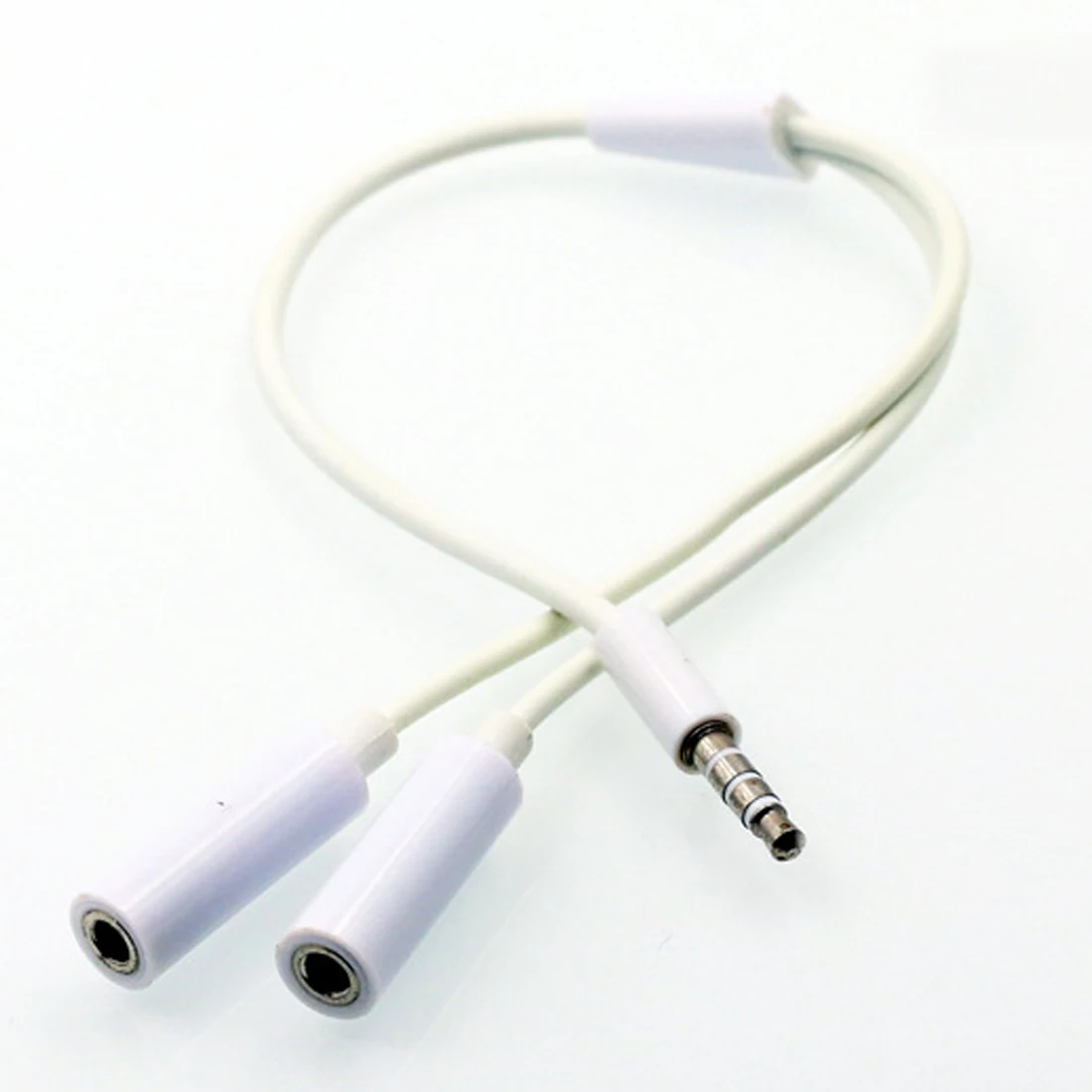 

Y Splitter Earphone Audio Cable 3.5 mm stereo mini jack 1 Female to 2 Male