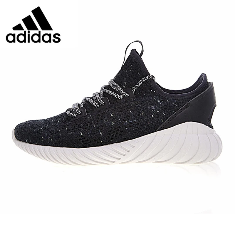 Adidas Tubular Doom Sock Primeknit Men's & Women's Shoes, Black/White, Shock Absorbent Breathable Lightweight CQ0940 CQ0941