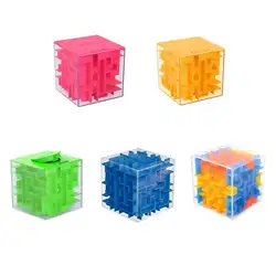 Детская игрушка для снятия стресса лабиринт куб для детей 3D куб лабиринт-головоломка игрушка для мальчиков и девочек тренировка баланса