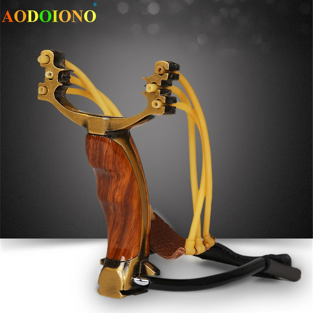 

Powerful Hunting Bow Compound Hunting Slingshot Outdoor Slingshot Toy Game For Child Adult Pocket Slingshot Rubber Band Sports
