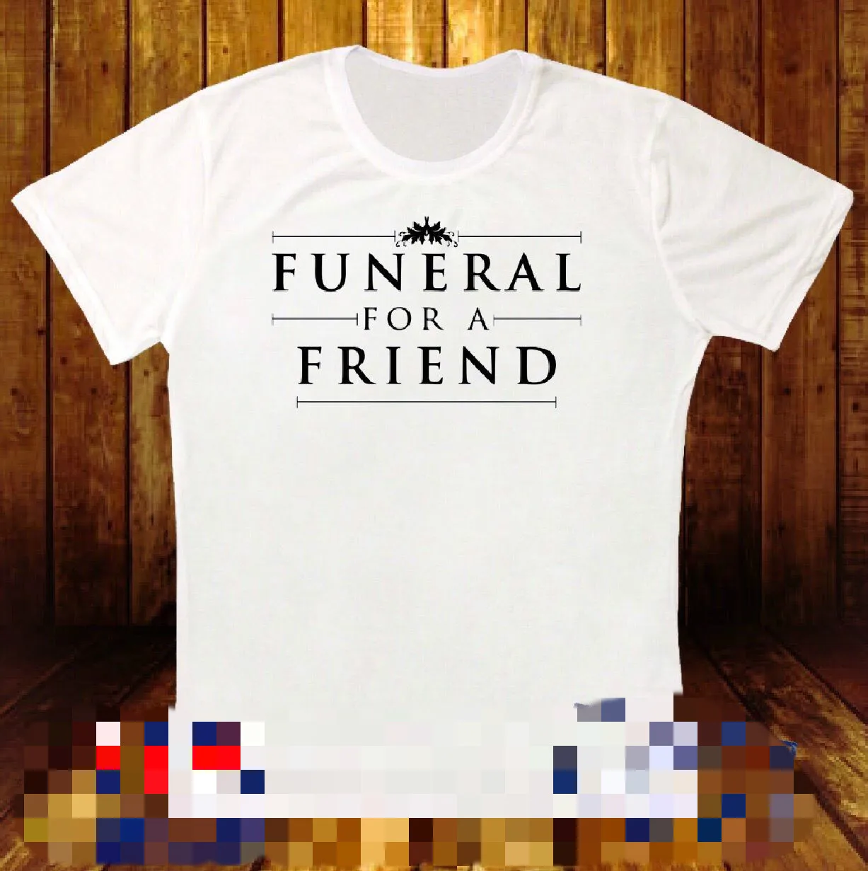 FUNERAL FOR A FRIEND WELSH POST HARD CORE BAND MUSIC WHITE T SHIRT 508