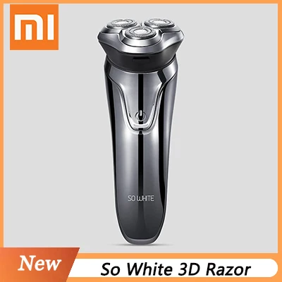 

Xiaomi Soocas SO WHITE Electric Shaver Razor Men Washable USB Rechargeable Wireless 3D Smart Control Shaving Beard Machine