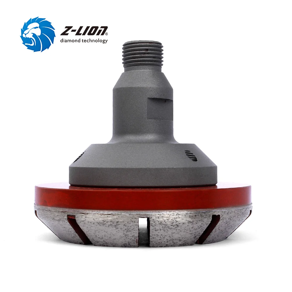 

Z-LION CNC Granite Profiling Router Bit 1/2 Gas Diamond Grinding Tool Profiling Wheel For Creating Bevel Shaped Edge Rim Type