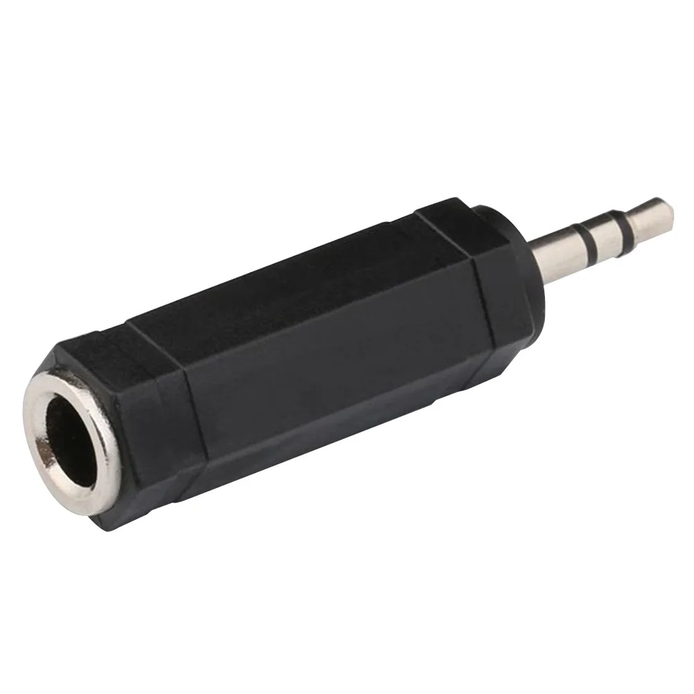 

2PCS Connector Universal Microphone Male To Female Stereo Jack 3.5mm To 6.35mm Mini Plug Headphone Zinc Alloy Converter Durable