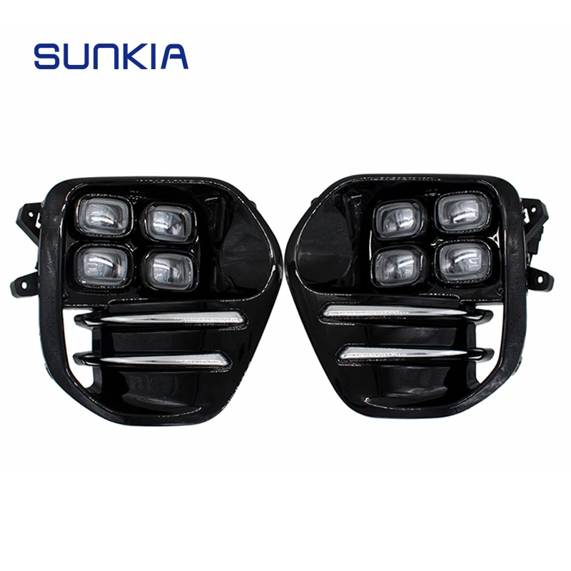 2Pcs Set SUNKIA for KIA Sportage KX5 2016 2017 2018 DRL Daytime Running Light Fog font