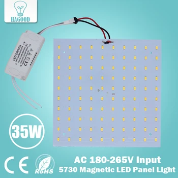 

180-265V Square Quadrate 35W SMD5730 Magnetic LED Ceiling Light Bulb LED Panel Lamps