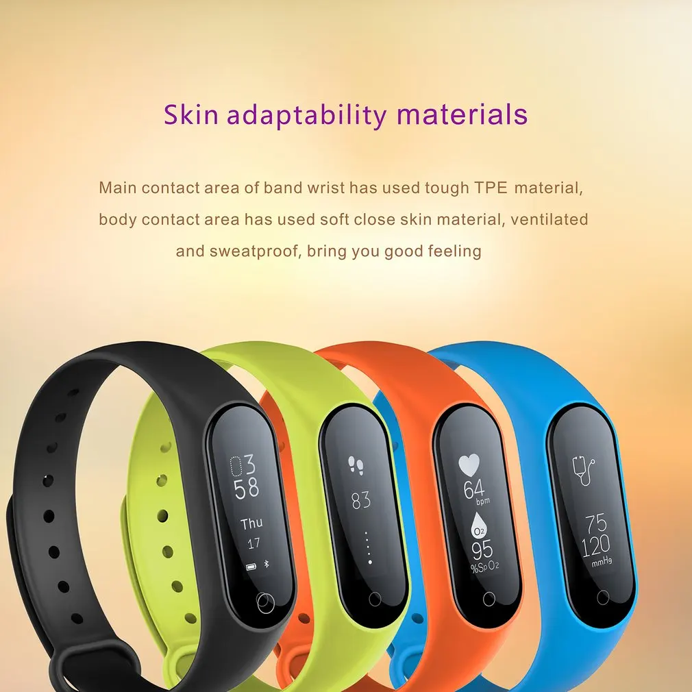 Smartband M2/M3/Y2 водонепроницаемый смарт-браслет наручные часы мужские часы спортивные фитнес Шагомер пульсометр Монитор артериального давления