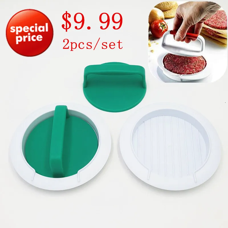Hamburger Press Patty Maker Make Perfect Round Burger For BBQ Parties