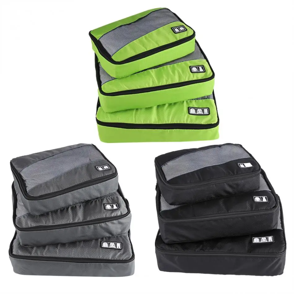 Buy 3Pcs Portable Travel Clothes Bag Pouch Packing