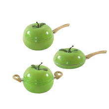 Кухонный суповый горшок фрукты кастрюля с антипригарным покрытием в форме яблока кухонные инструменты Кухонная Посуда бытовая кухонная посуда кухонные принадлежности