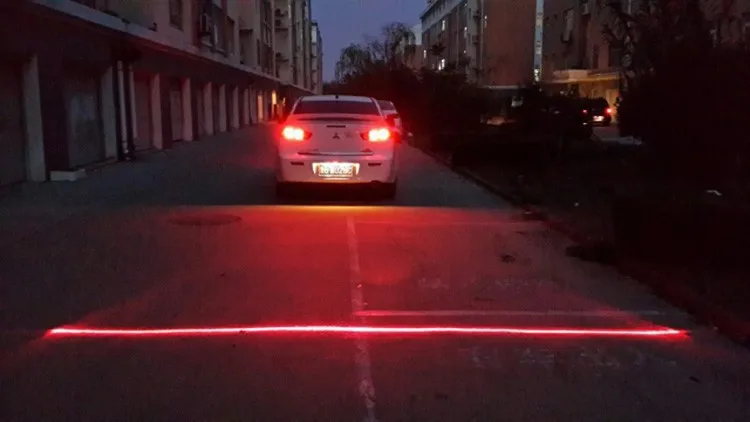 Car Anti-collision Laser Fog Light Auto Anti-fog Parking Stop Braking Signal Indicators Motorcycle LED Warning Light Car-Styling Car Anti-collision Laser Fog Light Auto Anti-fog Parking Stop Braking Signal Indicators Motorcycle LED Warning Light Car-Styling