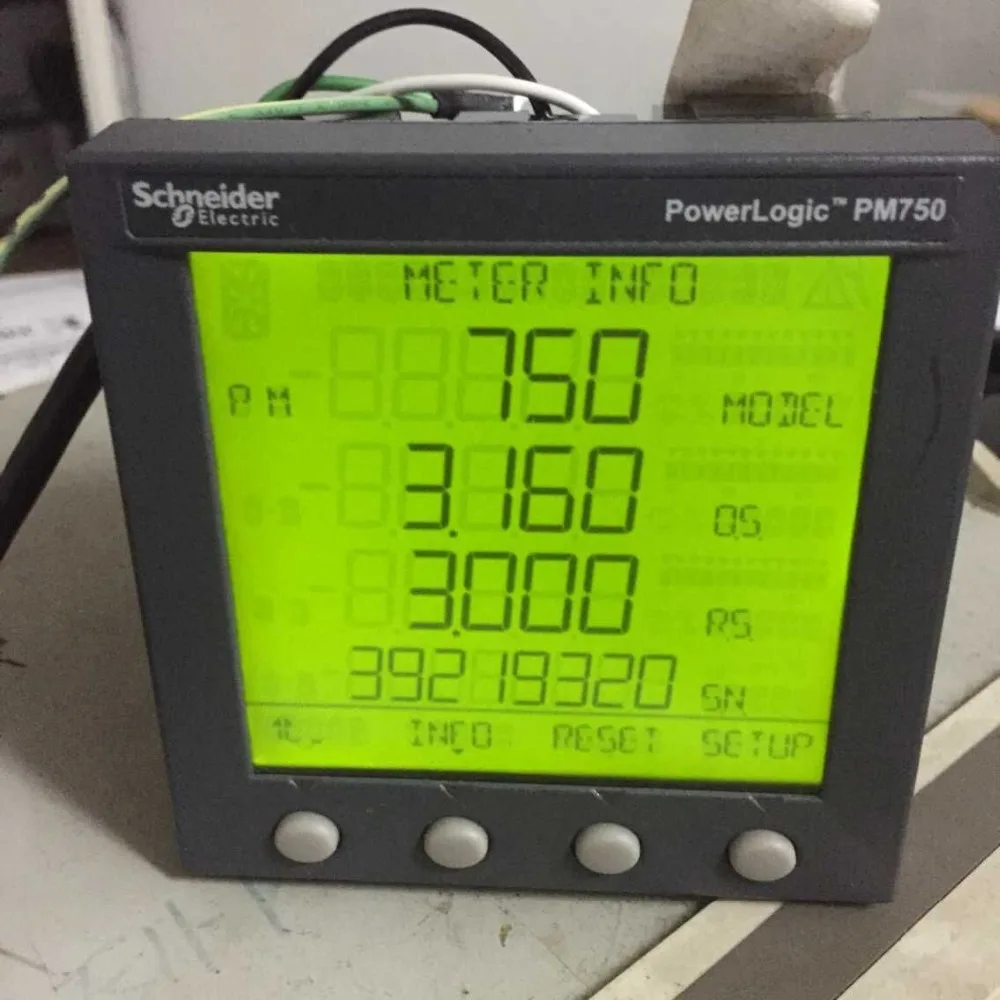 1 psc used Schneider PM700 series PM750 PowerLogic PM750MG on