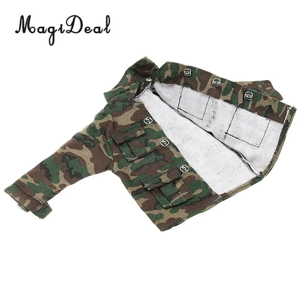 MagiDeal 1/6 Scale Clothes Soldier Camouflage Combat Uniforms for 12 Inch Male Military Action Figure Model Collection