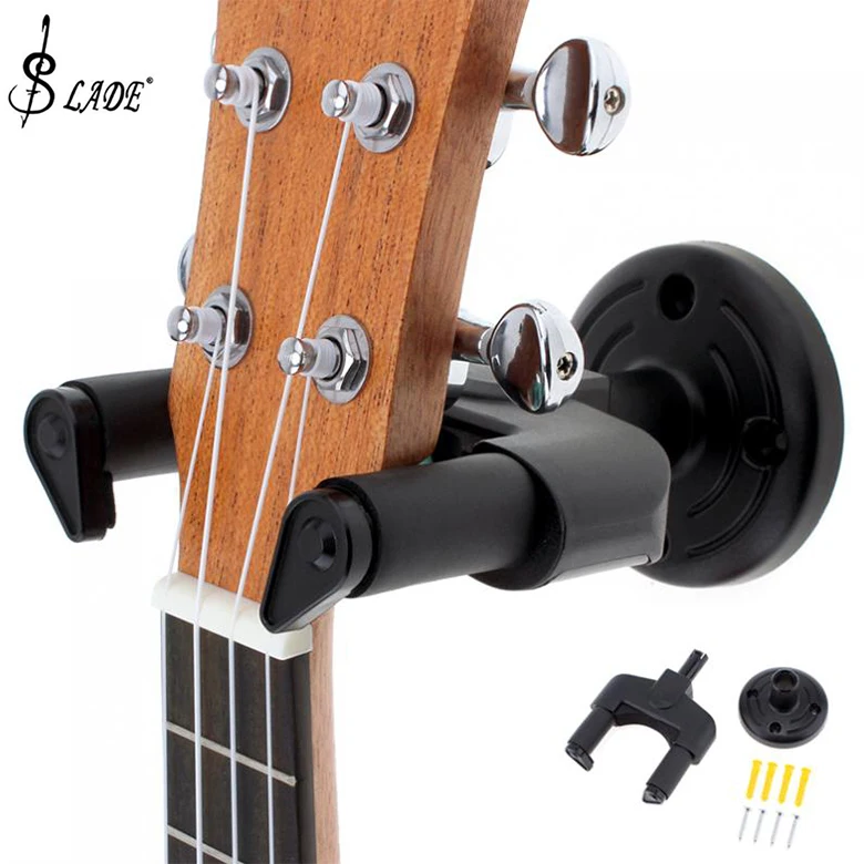 

Wall Mount Soft Sponge Guitar Hanger Holder Neck Width 50mm Non-slip Hook Installation Kit for Guitar / Ukulele Accessories