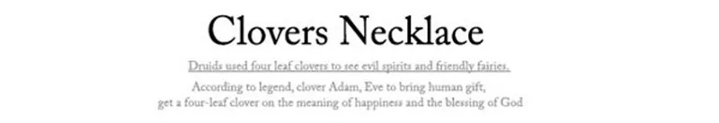 NECKLACE