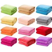 1 шт., моющееся одноцветное одеяло для кровати, Флисовое одеяло s для кровати, одеяло, размер машины 50 см* 70 см