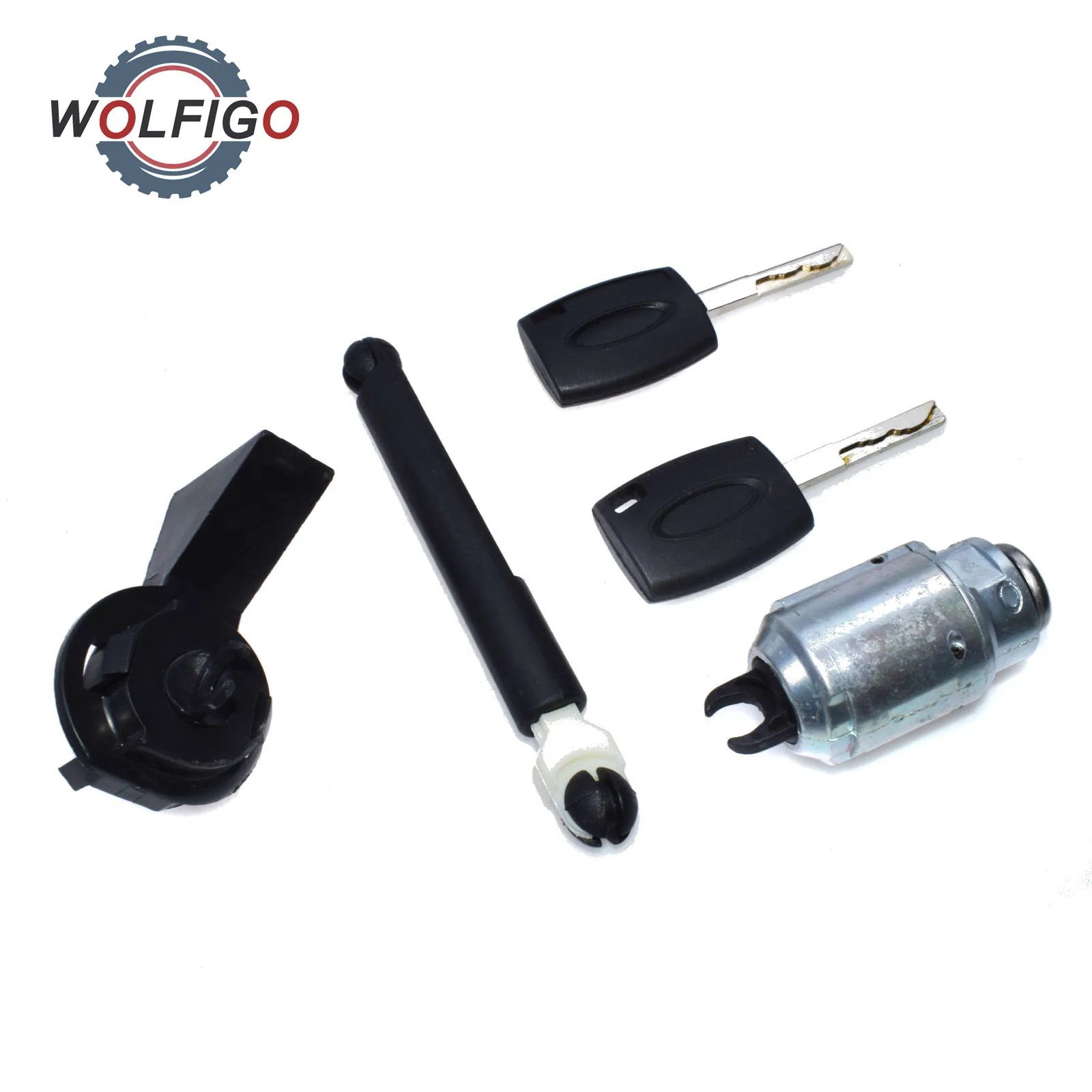 Комплект замка капота WOLFIGO для Ford Focus II 2004 2012 4M5AA16B970AB 7M5AA16B970AA|Капоты| |