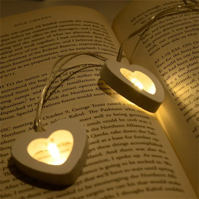 Battery Powered 10 LED Wooden Heart Shape String light Garden Birthday Event Party Christmas Decoration Xmas String Fairy Light Battery Powered 10 LED Wooden Heart Shape String light Garden Birthday Event Party Christmas Decoration Xmas String Fairy Light