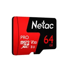 

Netac P500pro 64GB/128GB MicroSDXC UHS-I U3 TF Card Flash Memory Card Data Storage Micro SD Card High Read Speed up to 98MB/s