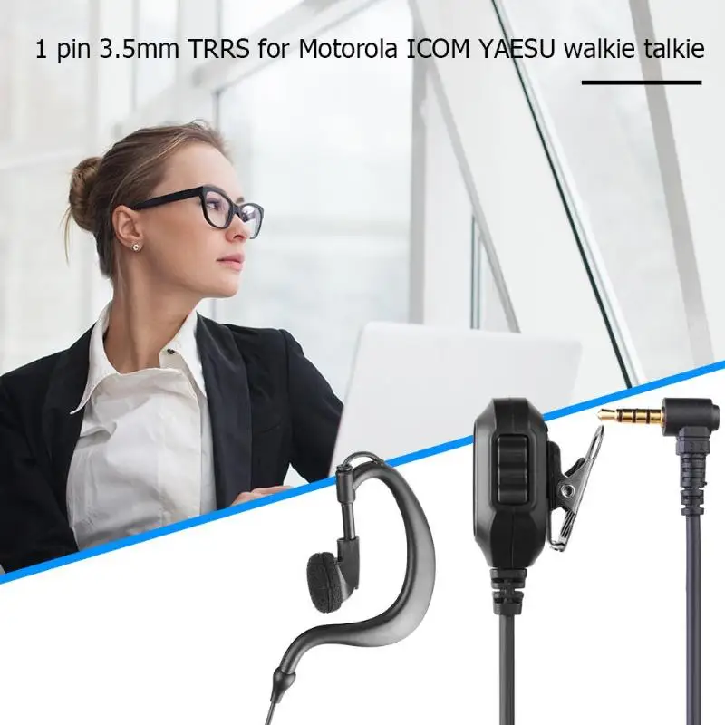 2 5 мм/3 мм 1Pin наушники с креплением для Motorola ICOM YAESU РАДИОТЕЛЕФОНА Walkie Talkie “иди и