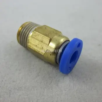 

10pcs 4mm Tube Push in Fitting to 1/8" BSP Male Thread Pneumatic Connector Air