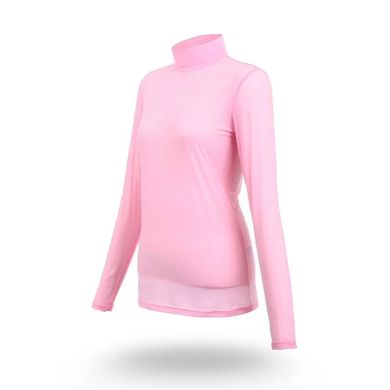 PGM Golf Футболки с длинным рукавом для льда Женская одежда для активного летнего спорта мягкая вискозная рубашка солнцезащитное УФ нижнее белье одежда для гольфа