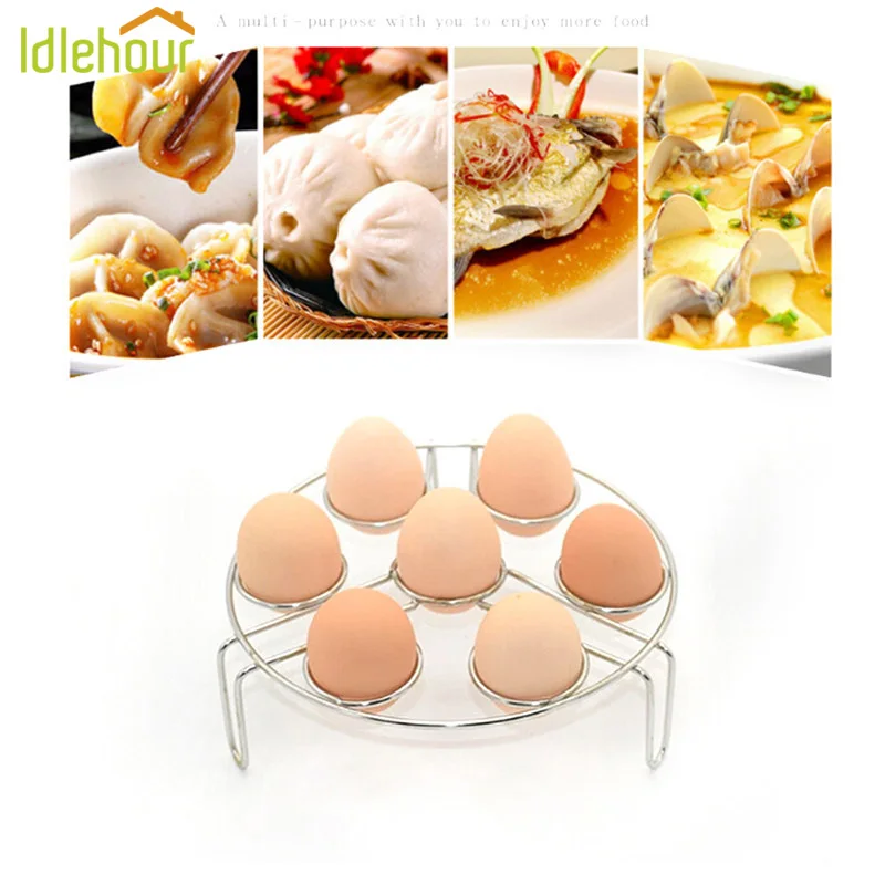 Stainless Steel Egg Holder Poachers Boiled Eggs Holder Steam Rack