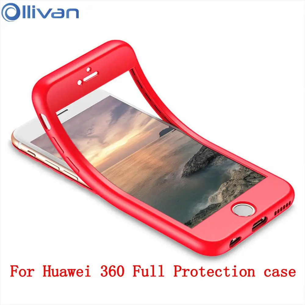 

360 Degree Full Body Cover TPU Soft Phone Case For Huawei Y7 Prime 2018 P10 P8 P9 Lite Mate 20 10 Pro Y5 Y6 Prime 2018 P Smart