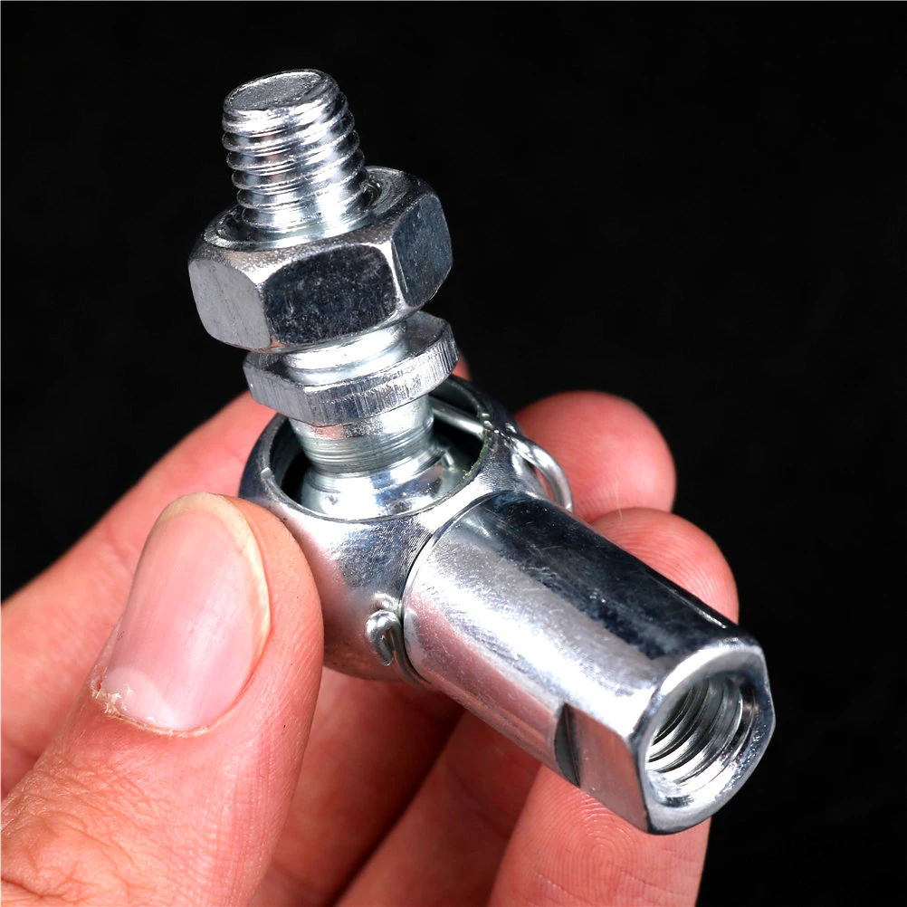 

2PCS Flexible Ball Head End Bearing Right Hand Auto Ball Head Connecting 35 # 40Cr For Rod Accessories M5/M6/M8/M10