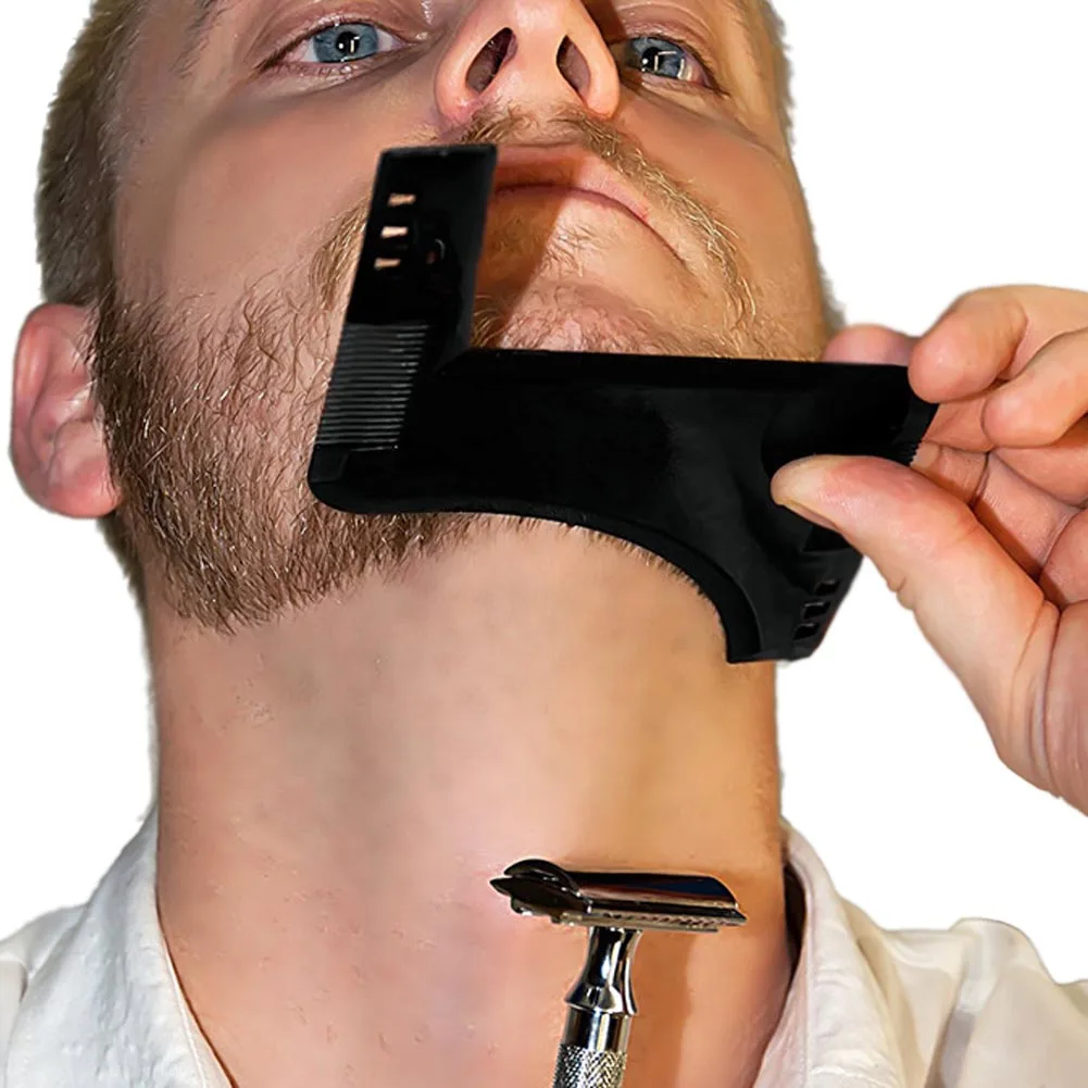 1 шт. гребень для формирования бороды инструмент для секса мужской джентльмен борода отделка шаблон для стрижки волос Укладка для волос
