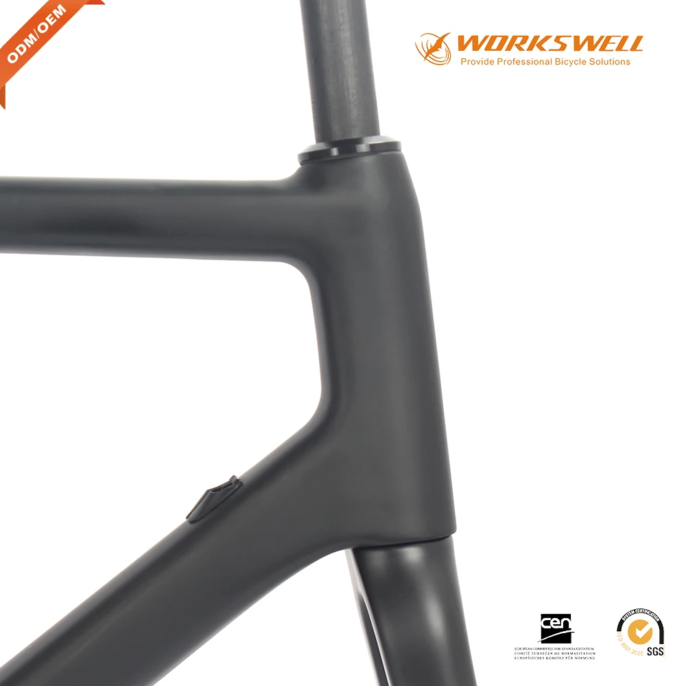 WCB R 093 T1100 815g карбоновая рама для шоссейного велосипеда 54 см UD black BB86 дорожная