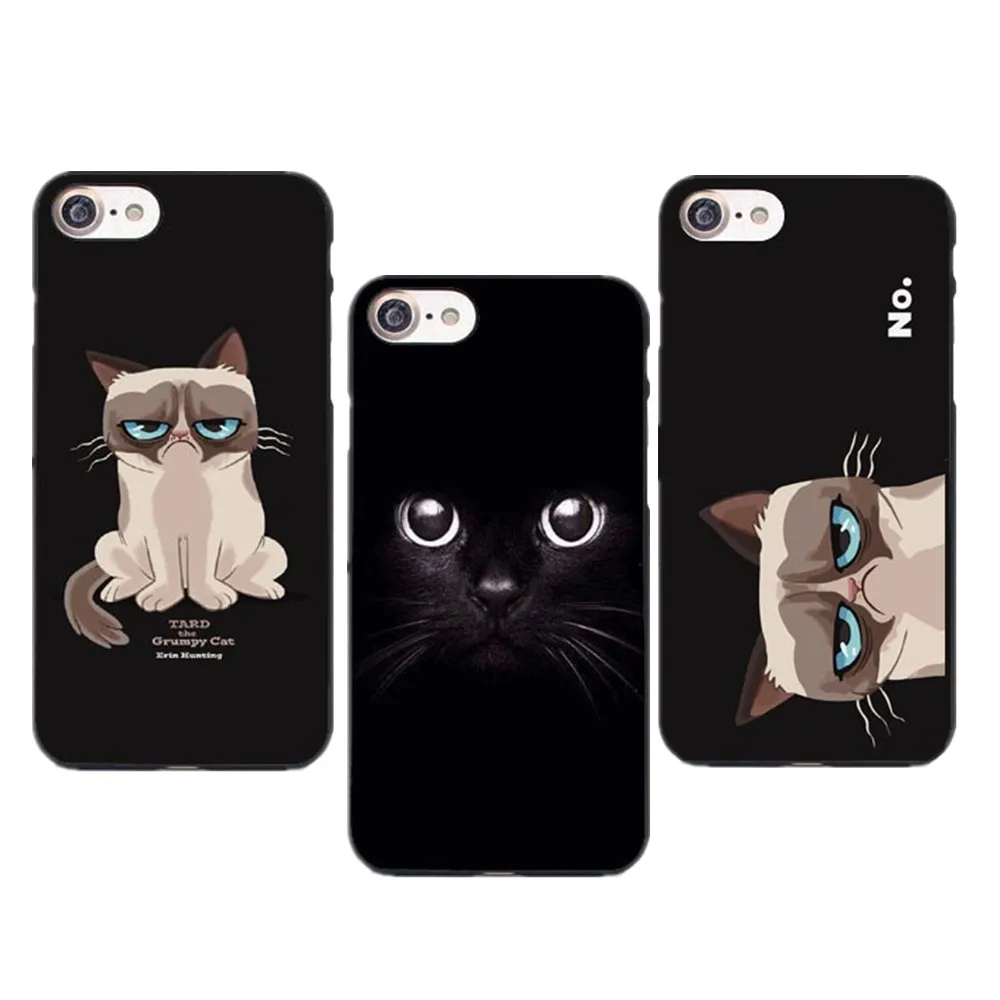 Aliexpress Buy Anime Black Cat Staring Eyes Hard Coque Shell Aliexpress Buy Anime Black Cat Staring Eyes Hard Coque Shell