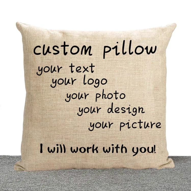 

Hot Sale Popular Custom Custom Your Own Your Pictures,Tests,Designs,Photos Throw Square Personalized Unique Pillowcase