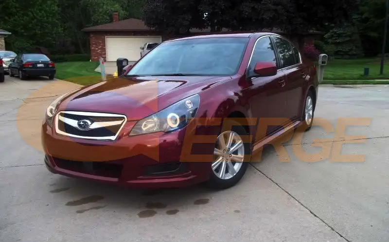 ccfl angel eyes Subaru Legacy Outback 2010 2011 2012 2013 2014 Headlight(7)