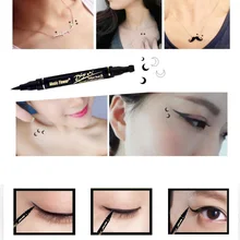 Водостойкая жидкая подводка для глаз с двойными концами, Водостойкая Подводка для глаз, водостойкая, долговечная@ ME88