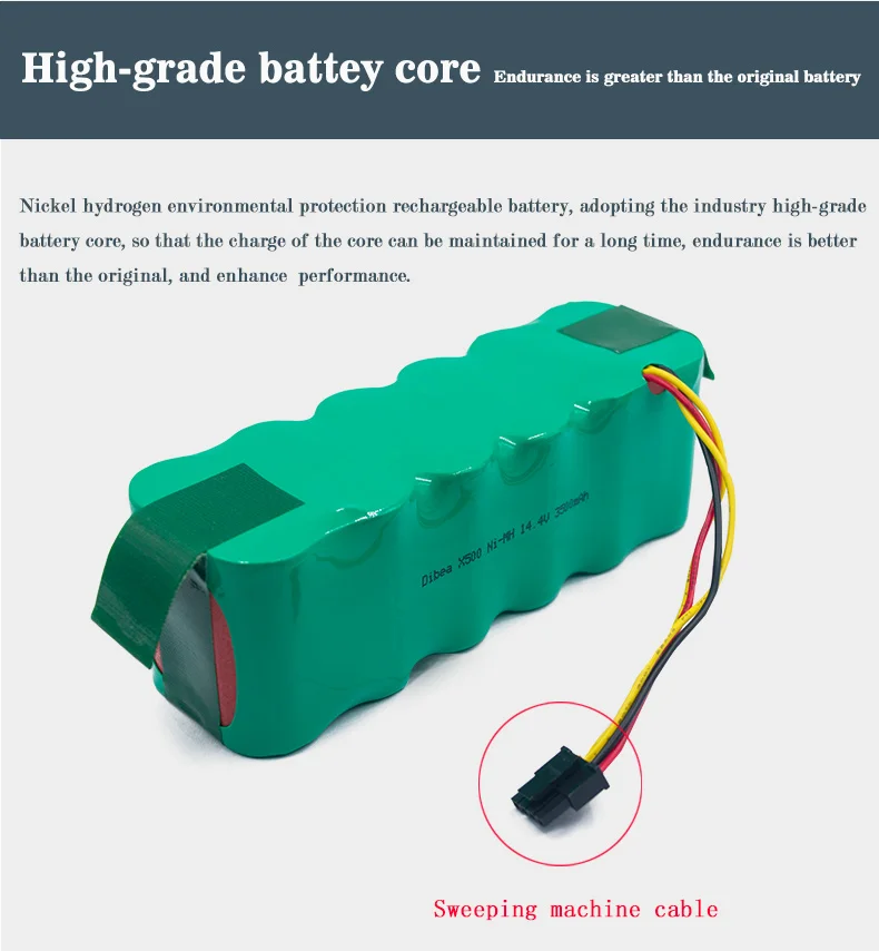 PALO 14,4 V ni-mh 3500mAh пылесос робот аккумуляторная батарея для Dibea Panda X500/X580 KK8 Ecovacs Зеркало CR120 HaierT322