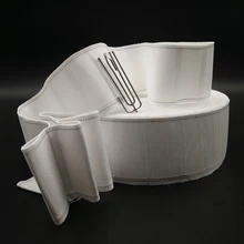 5 Meters Curtain hooks cloth tape curtain tape accessories white ribbon tape thickening encryption curtain