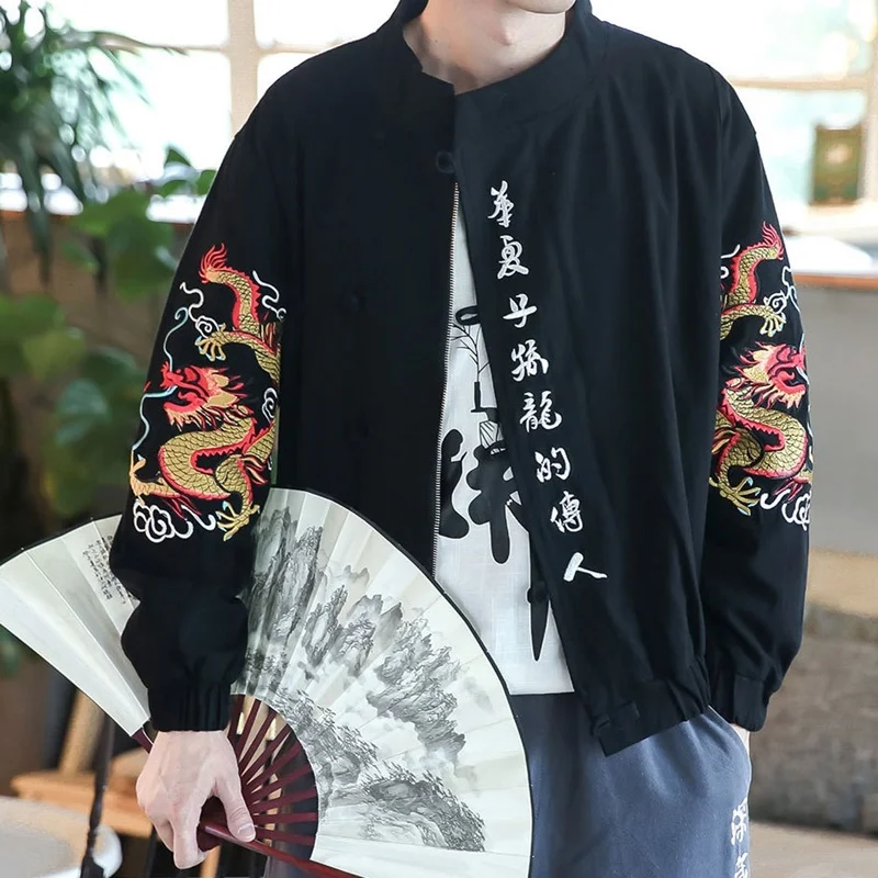 Winter jacket for men Japanese streetwear kimono mens bomber jackets outerwear men clothes 2018 Jananese style coat KK2449 Winter jacket for men Japanese streetwear kimono mens bomber jackets outerwear men clothes 2018 Jananese style coat KK2449