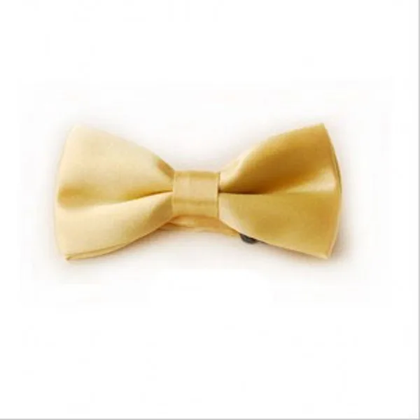 Вечерние галстуки для новорожденных мальчиков на свадьбу, детские галстуки аксессуары галстук-бабочка - Цвет: Цвет: желтый