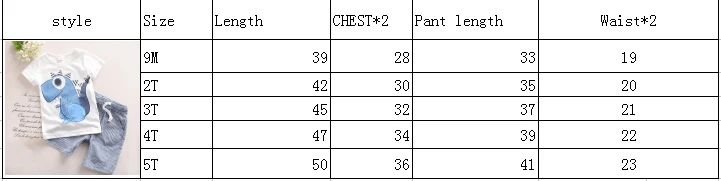 Модная хлопковая детская весенняя одежда для мальчиков 1-4 лет, летняя детская одежда для мальчиков, костюм с мультипликационным принтом из 2 предметов с круглым воротником